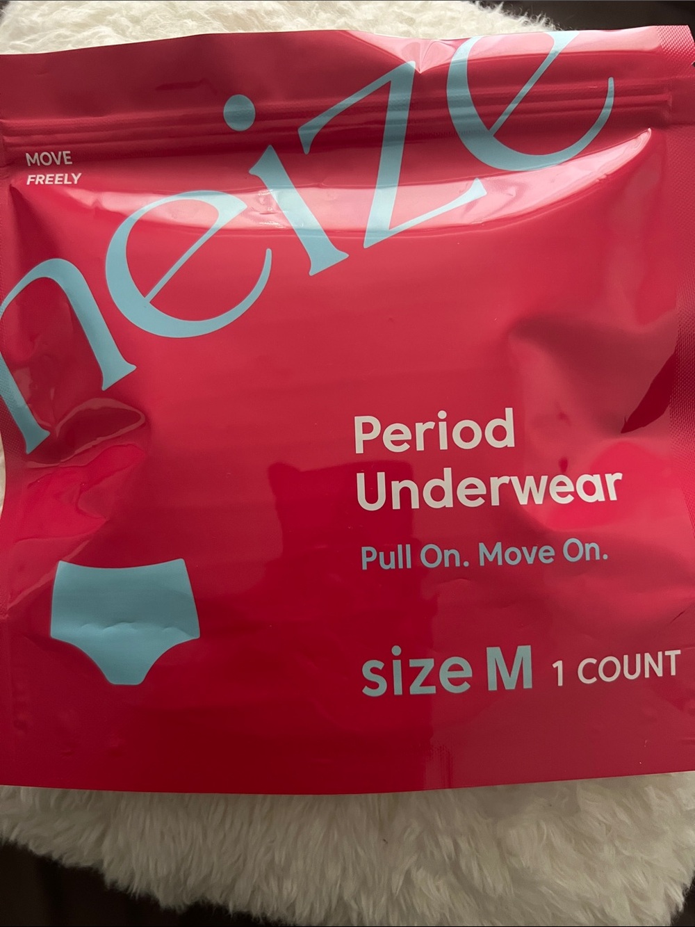 Period Underwear Pull-On Panty - Pink, Size M